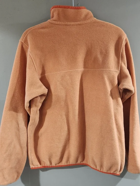 Patagonia Lightweight Synchilla Snap-T Pullover – Women’s Size L Orange - Picture 4 of 5